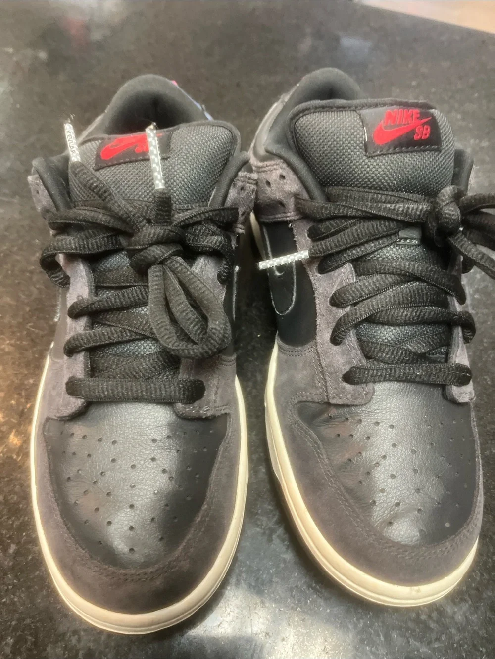 HF3145-001 Nike Dunk Low PRM Medium Ash and Black (Men's) Sz 7